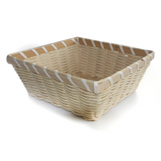 Cos paine patrat RAKI din bambus/hartie, natural 19x19xh7,5cm