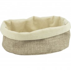Cos paine textil oval CULINARO, 25x18xh12cm, bej