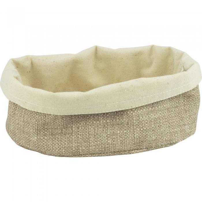 Cos paine textil oval CULINARO, 25x18xh12cm, bej