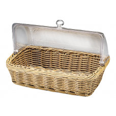 Cos patiserie dreptunghiular RAKI cu capac roll top 44x29xh11cm