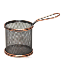 Cos servire rotund RAKI, D9xh9cm, pentru cartofi prajiti