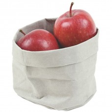 Cos textil paine, fructe RAKI D13xh15cm, alb