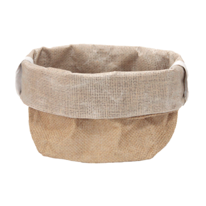 Cos textil paine RAKI D15xh26cm, bej