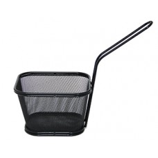 Cosulet servire 13x11xh8,5cm, RAKI, negru, pentru cartofi prajiti, snacks