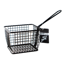 Cosulet servire cu coada, RAKI, 12x10xh8cm, negru, pentru cartofi prajiti, snacks