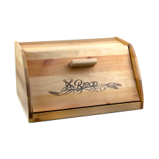 Cutie pentru paine, din lemn, MAYSTERNYA, 37x24xh19cm