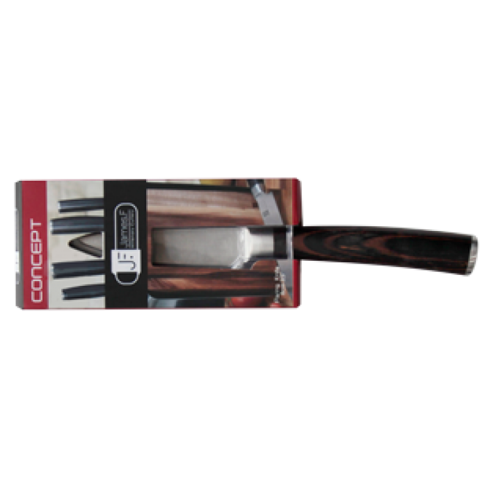 Cutit legume si fructe RAKI James, 9cm, inox, maner lemn