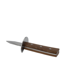 Cutit pentru stridii din inox cu maner lemn RAKI