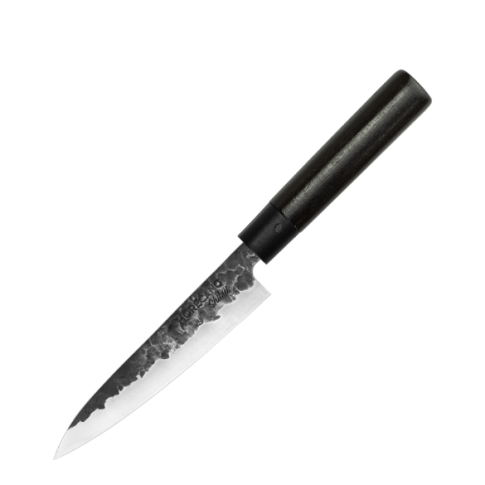 Cutit Santoku CULINARO SHIBUI, 15,8cm, maner din lemn, forjat manual