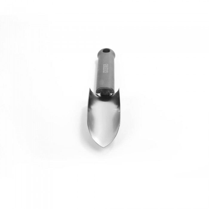 Dalta curbata pentru sculptat fructe si legume, forma U, profesionala, PIRGE GASTRO, inox, maner gri