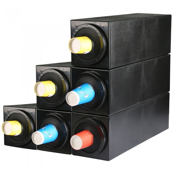 Dispenser pahare unica folosinta RAKI, 20x20xh58cm, plastic