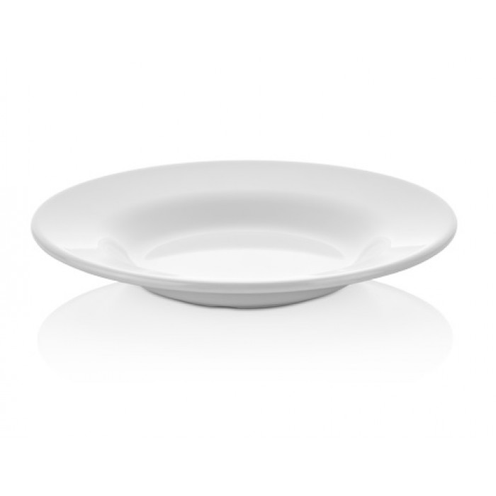 Farfurie adanca melamina alba RAKI CLASSIC, D23xh3,3cm
