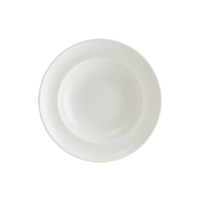 Farfurie adanca paste BONNA LOOP, D27cm, 450ml, portelan, alba (LOP GRM 27CK)