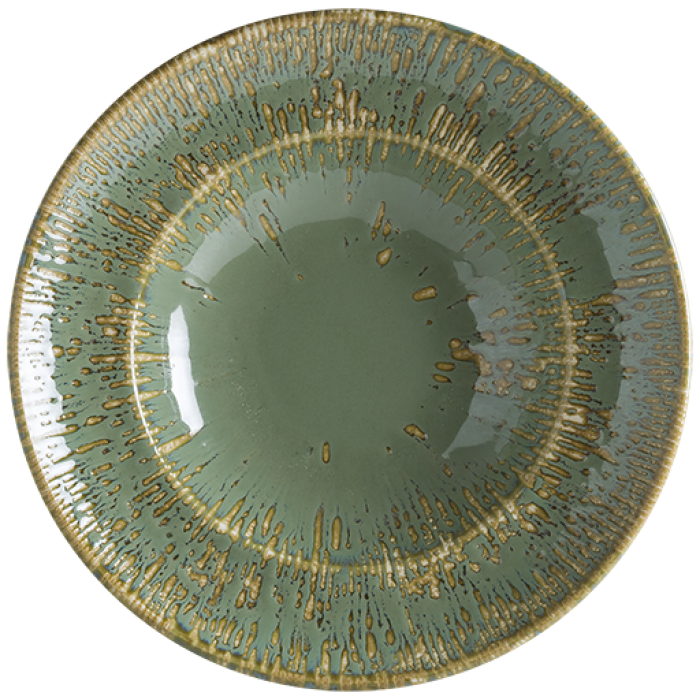 Farfurie adanca paste BONNA SNELL SAGE, portelan, D27cm, 450ml, verde (S-SAG SNL GRM 27CK)