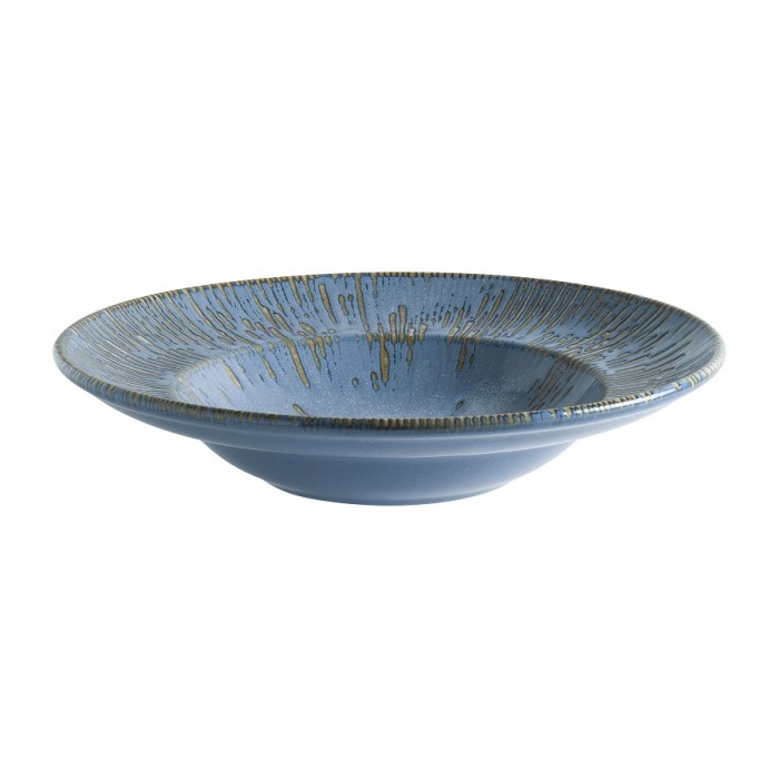 Farfurie adanca paste BONNA SNELL SKY, portelan, D27cm, 450ml, albastra (S-SKY SNL GRM 27CK)