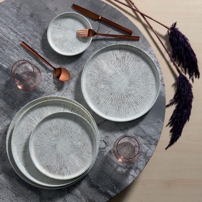 Farfurie intinsa cu margine inaltata GURAL ARNIM, D18cm, portelan