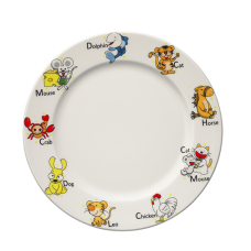 Farfurie intinsa portelan pentru copii BONNA KIDS, D25cm (KIDS BNC 25DZ)