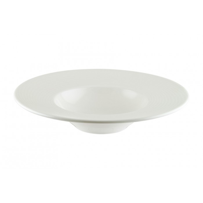 Farfurie paste BONNA LOOP, D28cm, 400ml, portelan, alba (LOP BNC 28CK)
