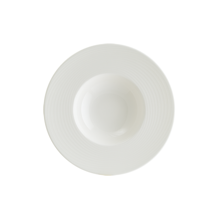 Farfurie paste BONNA LOOP, D28cm, 400ml, portelan, alba (LOP BNC 28CK)
