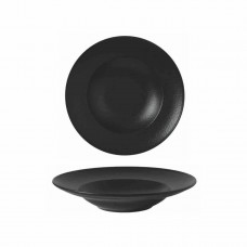 Farfurie pentru paste GURAL BLACK MATT, D26cm, portelan