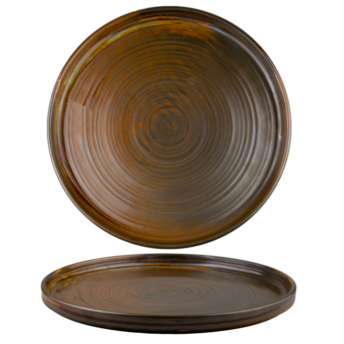 Farfurie portelan CULINARO INDY cu margine inaltata 18cm