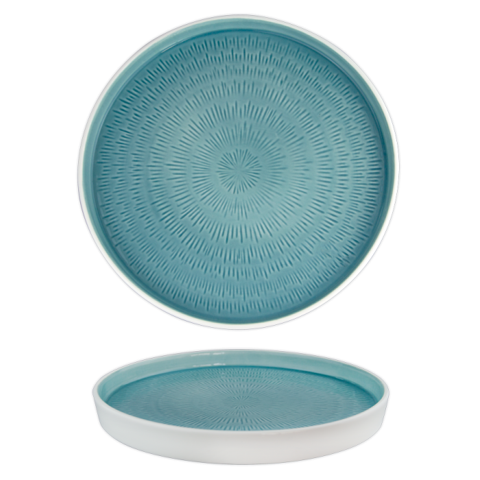 Farfurie portelan HELLA LIGHT SUMMER BLUE D24cm