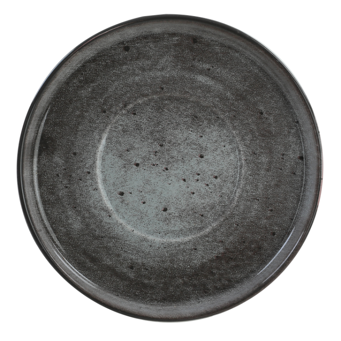 Farfurioara ceramica D14cm pentru ceasca CULINARO HOME, gri