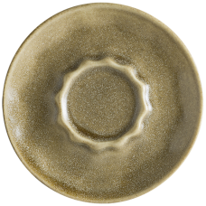 Farfurioara portelan D12cm BONNA RAW TERRA, pentru ceasca espresso 70ml, maro (TRA RAW 01ESP-T)