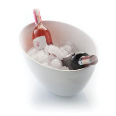 Frapiera ovala RAKI policarbonat 37x25xh19cm alba