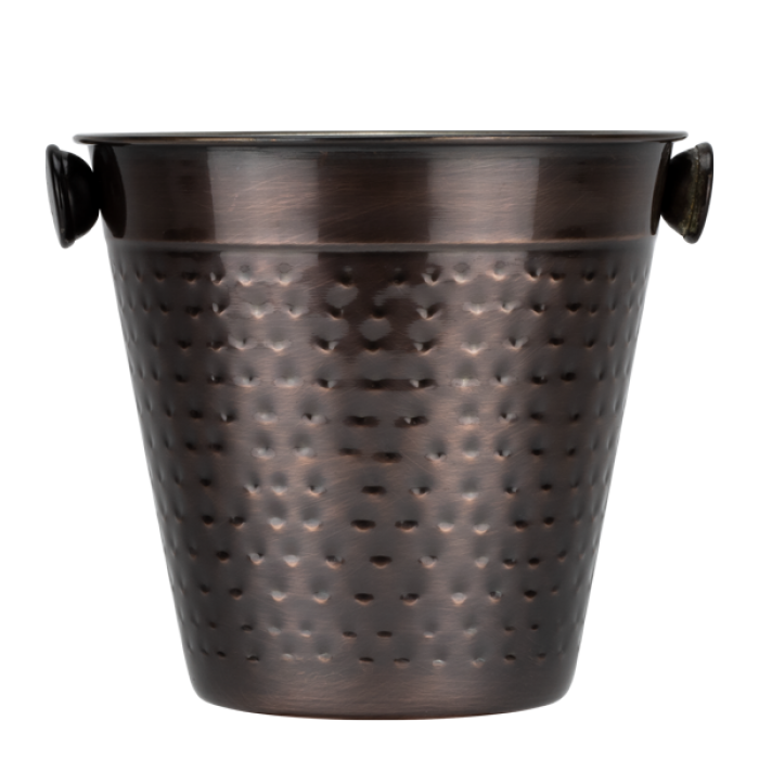 Ghetiera CULINARO RUSTIC, D14cm, metal texturat cu aspect cupru antichizat