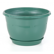 Ghiveci de flori suspendat SERINOVA 18xh10cm 1,7l verde