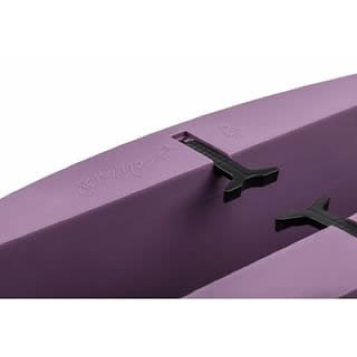 Ghiveci flori pentru balustrada balcon SERINOVA EMERALD 29,7x29,7xh24cm 7,5l culoare mov