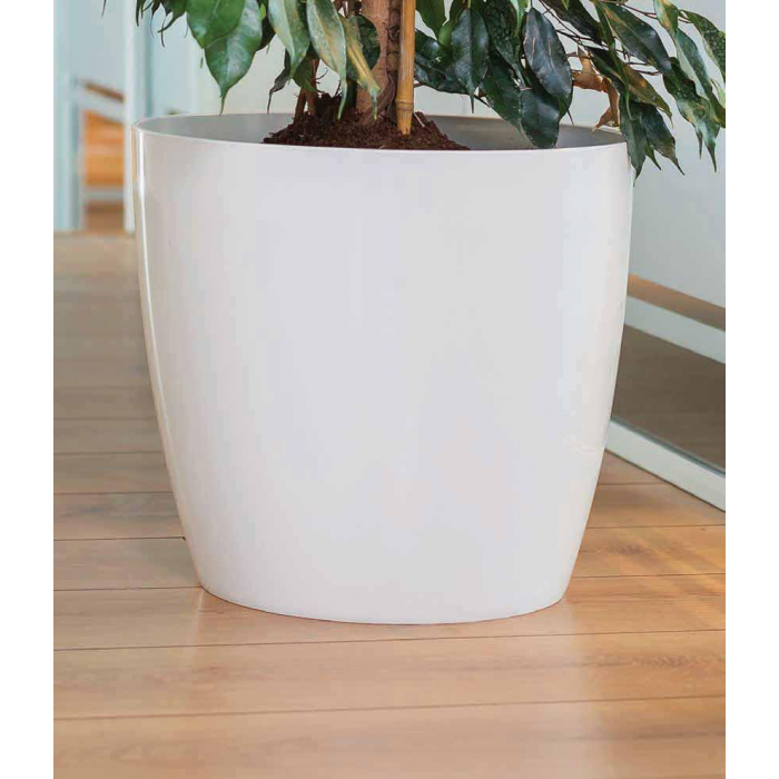 Ghiveci flori SERINOVA RUBY 49xh45cm 66l alb