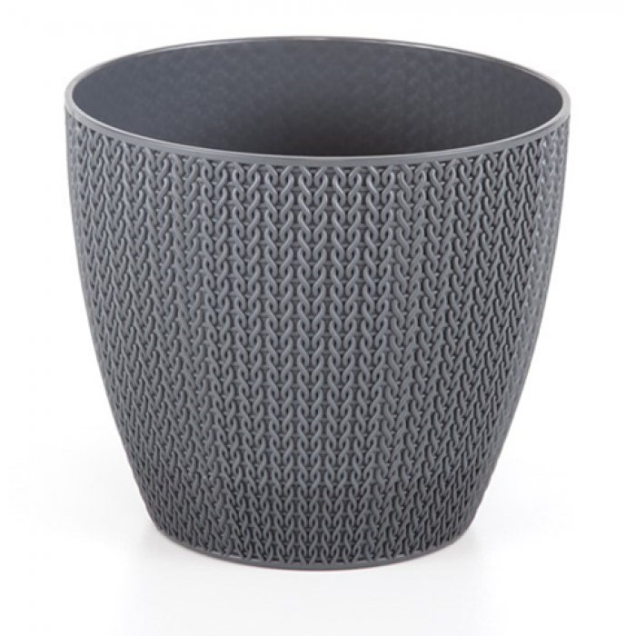 Ghiveci flori SERINOVA SUMELA 11xh9,8cm 0,5l antracit