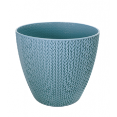 Ghiveci flori SERINOVA SUMELA 14xh12cm 1,4l albastru