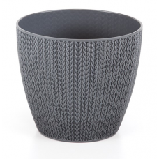 Ghiveci flori SERINOVA SUMELA 17,3xh15,6cm 2,5l antracit