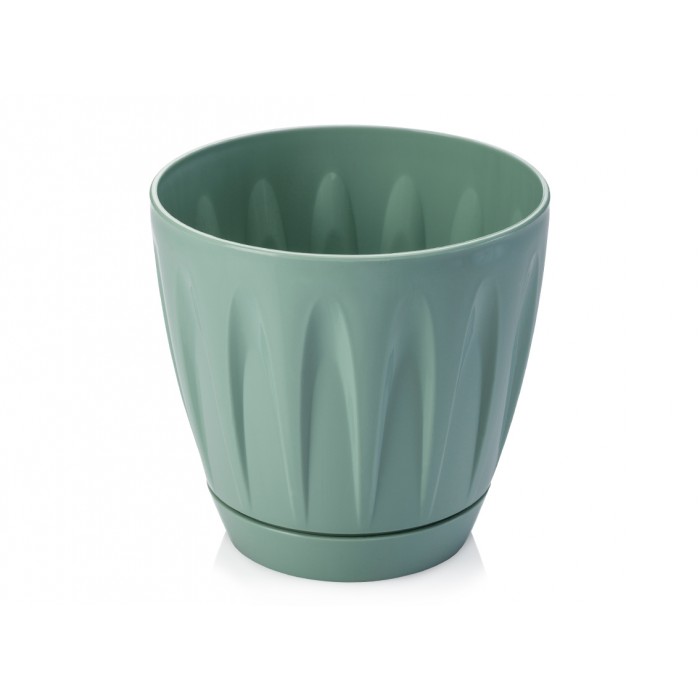Ghiveci pentru flori SERINOVA DAISY 14,3xh13,3cm 1,5l verde