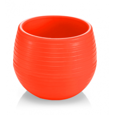 Ghiveci SERINOVA pentru cactus D9,6xh9cm 0,55l culoare rosie