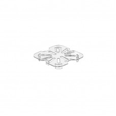 Gratar pentru scurgere tava gastronorm 1/6 RAKI policarbonat, 118x104x14mm, transparent