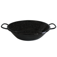 ILSA Mini tigaie adanca servire 18cm 800ml cu 2 manere, otel emailat