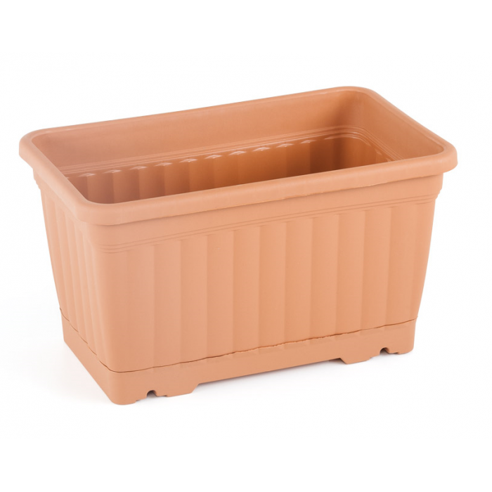 Jardiniera flori SERINOVA 50,5x18,5xh17cm 11l Terracotta