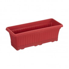 Jardiniera flori SERINOVA pentru balcon 43x17xh14,5cm 5,7lt, rosie