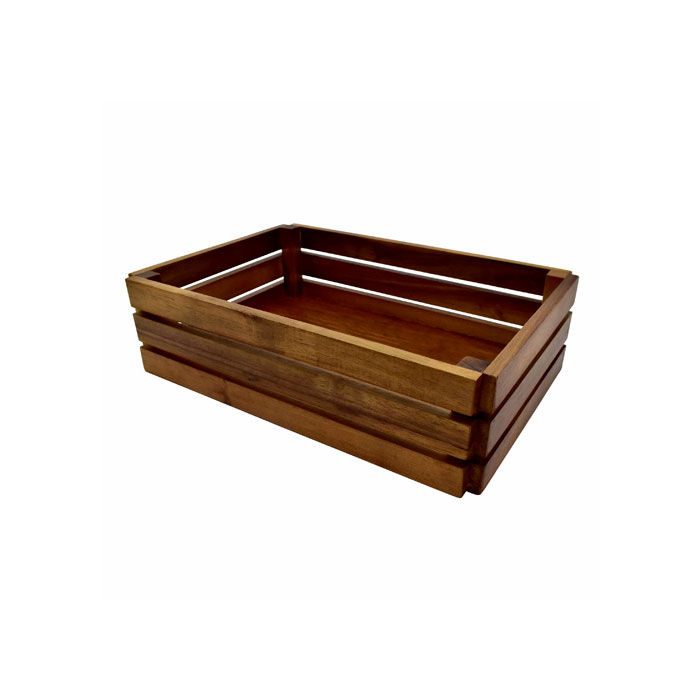Ladita prezentare bufet CULINARO ALAS, din lemn acacia, 32x22xh9cm, Table Theatre