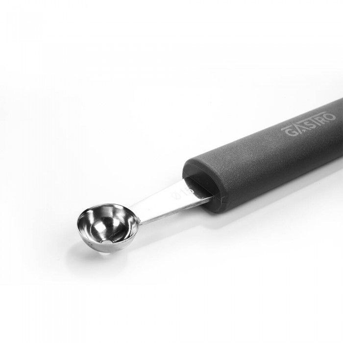 Lingura pariziana 15mm pentru decoruri, profesionala, PIRGE GASTRO, inox, maner gri