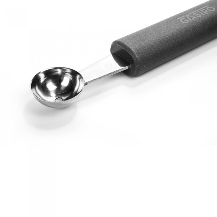 Lingura pariziana 22mm pentru decoruri, profesionala, PIRGE GASTRO, inox, maner gri