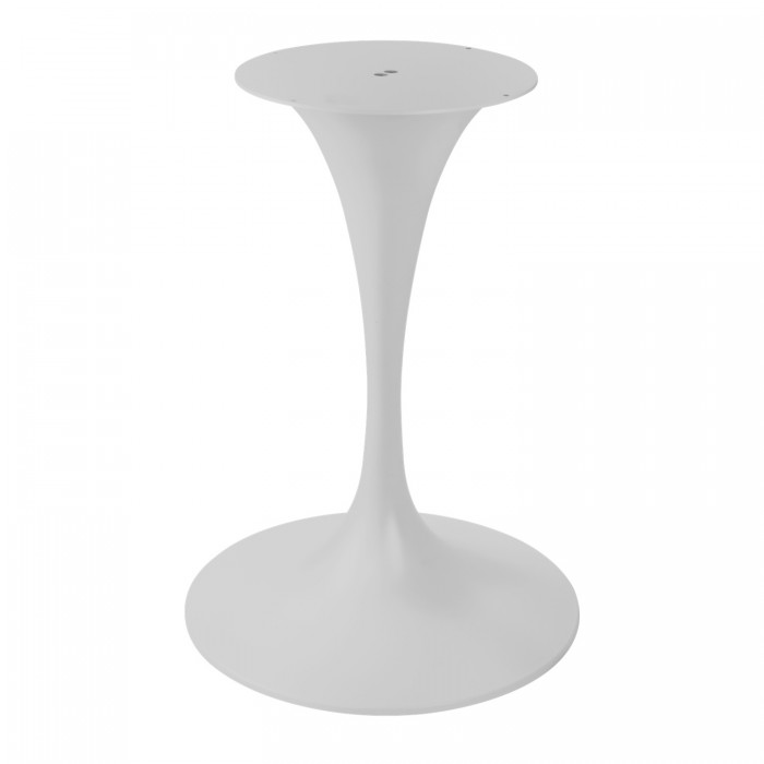 Masa de restaurant patrata Raki Dark Seagrass, 80x80xh74cm, blat werzalit si picior metalic alb cu baza rotunda 50cm