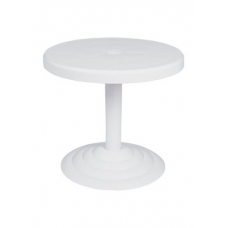 Masa gradina rotunda SIESTA, D50xh43cm, plastic, alba