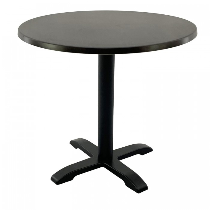 Masa restaurant exterior/interior rotunda D80xh74cm Raki New Wenge, blat werzalit si baza metalica