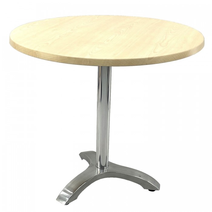 Masa restaurant/terasa rotunda D80xh74cm Raki Maple, blat werzalit si picior aluminiu