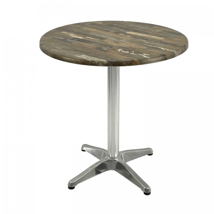Masa rotunda bistro D70xh74cm, Raki Maracaibo, blat werzalit si baza din aluminiu